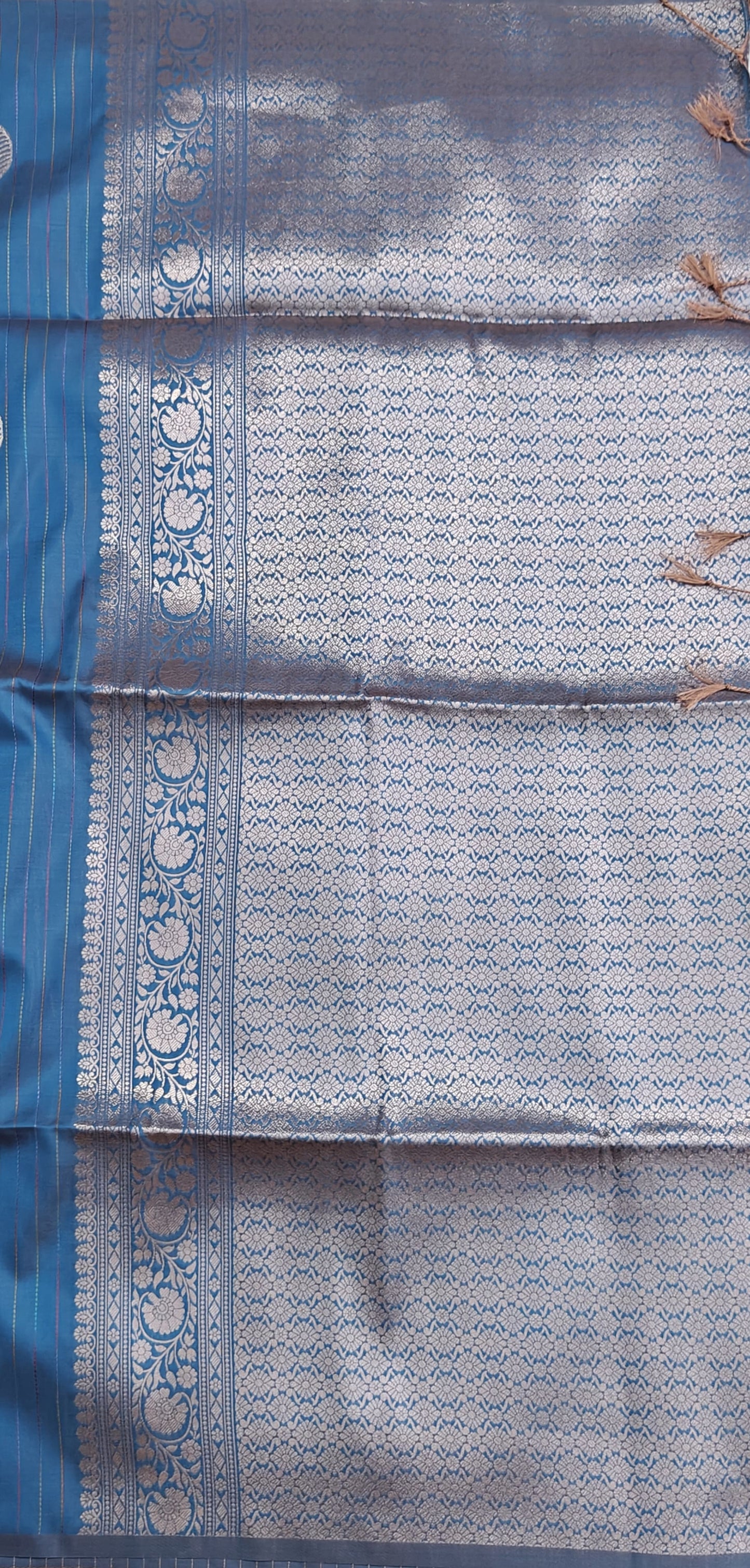 Blue Semi Soft Silk Saree