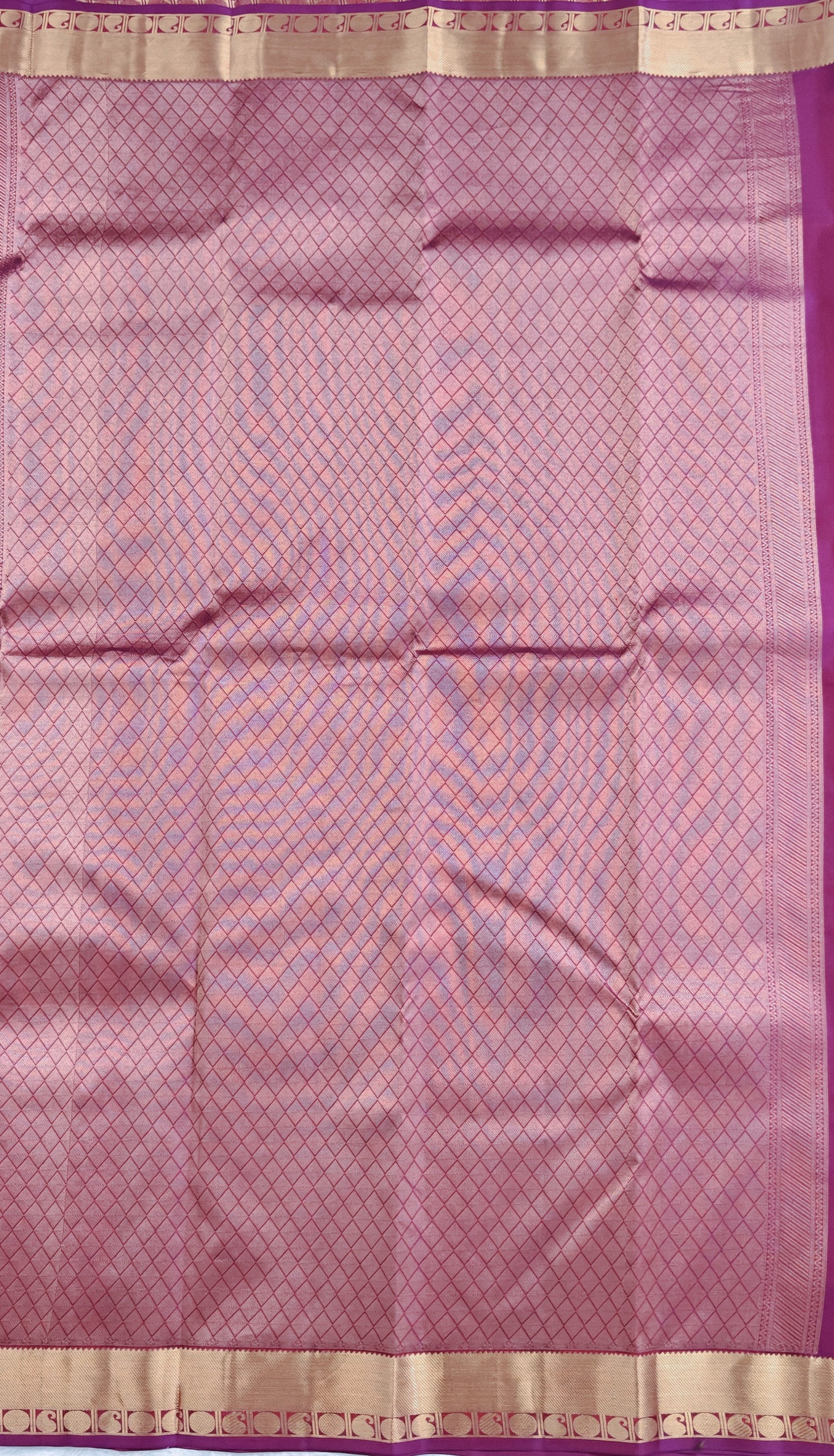 Purple Pure Silk Saree