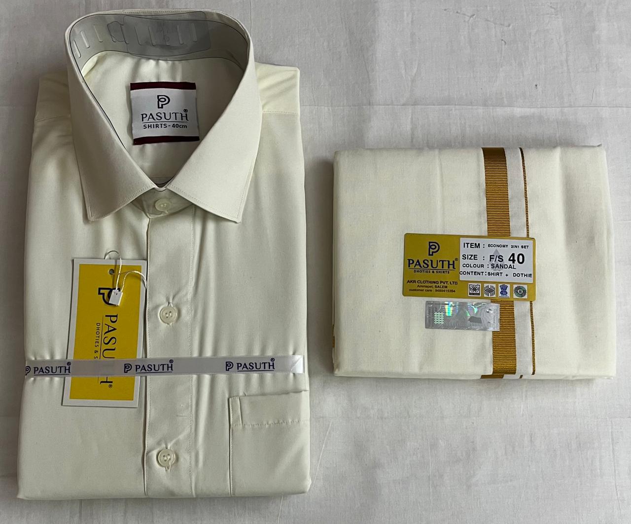 Pasuth Economy 2-in-1 Shirt & Dhoti – Sandal