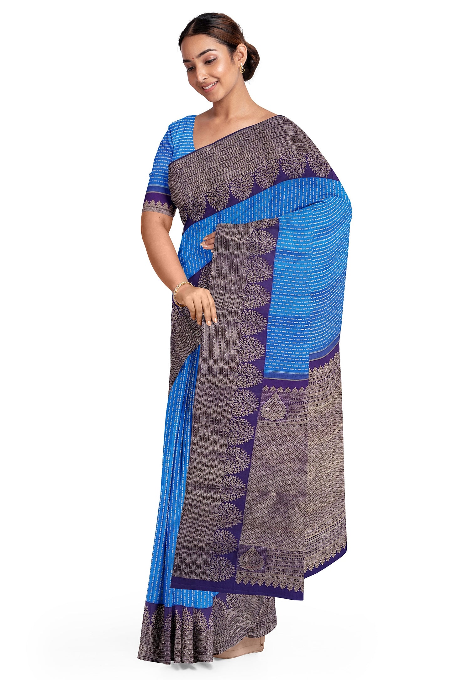 Plain Silk Saree