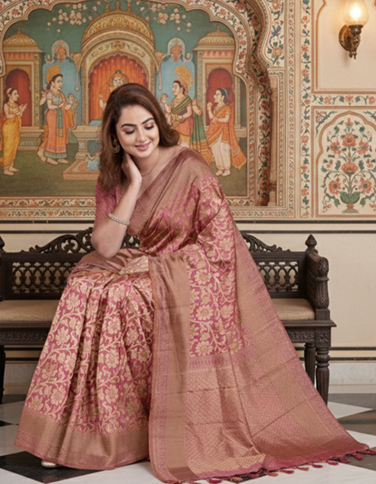 Full Gold Saree