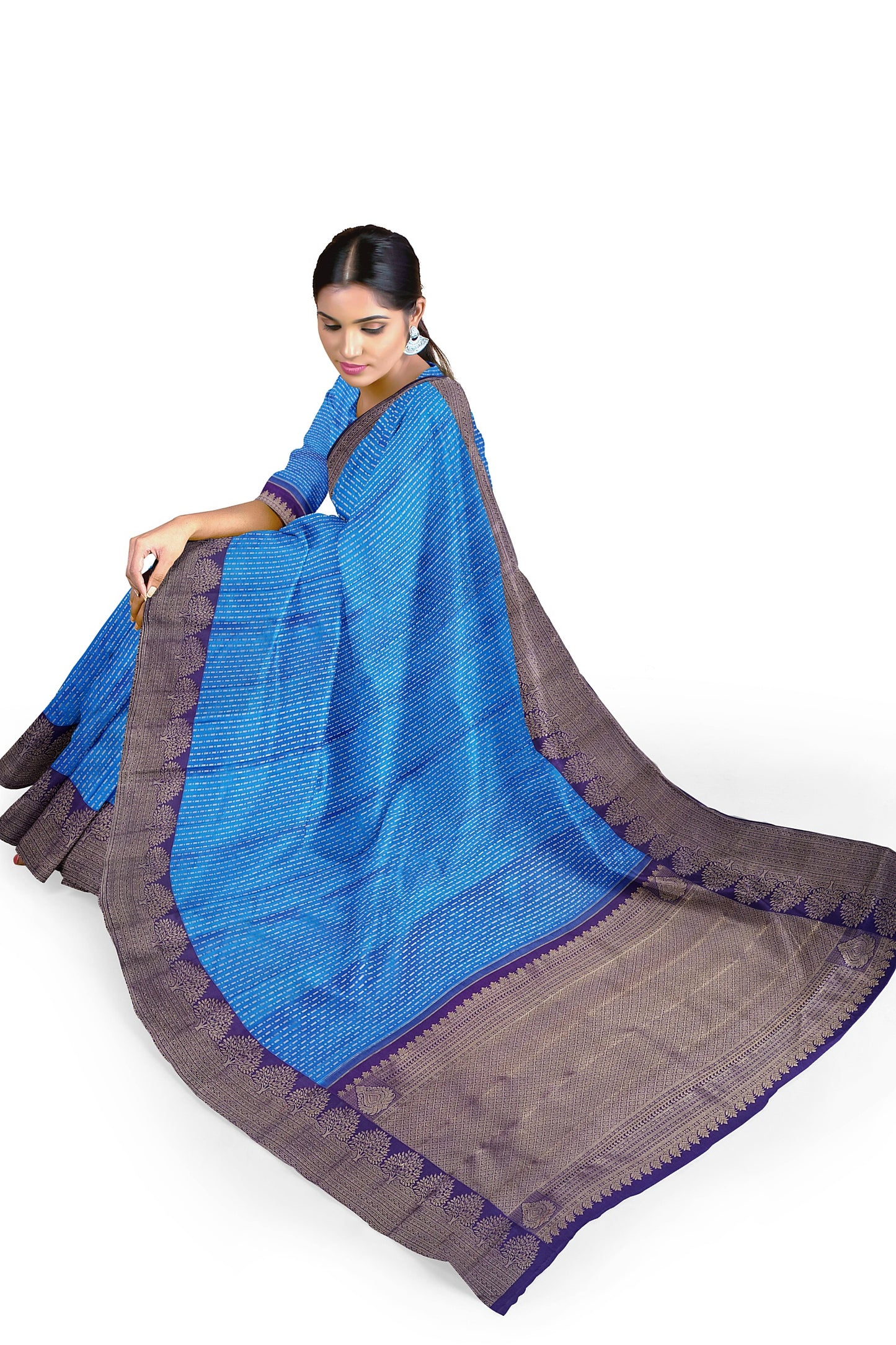 Plain Silk Saree