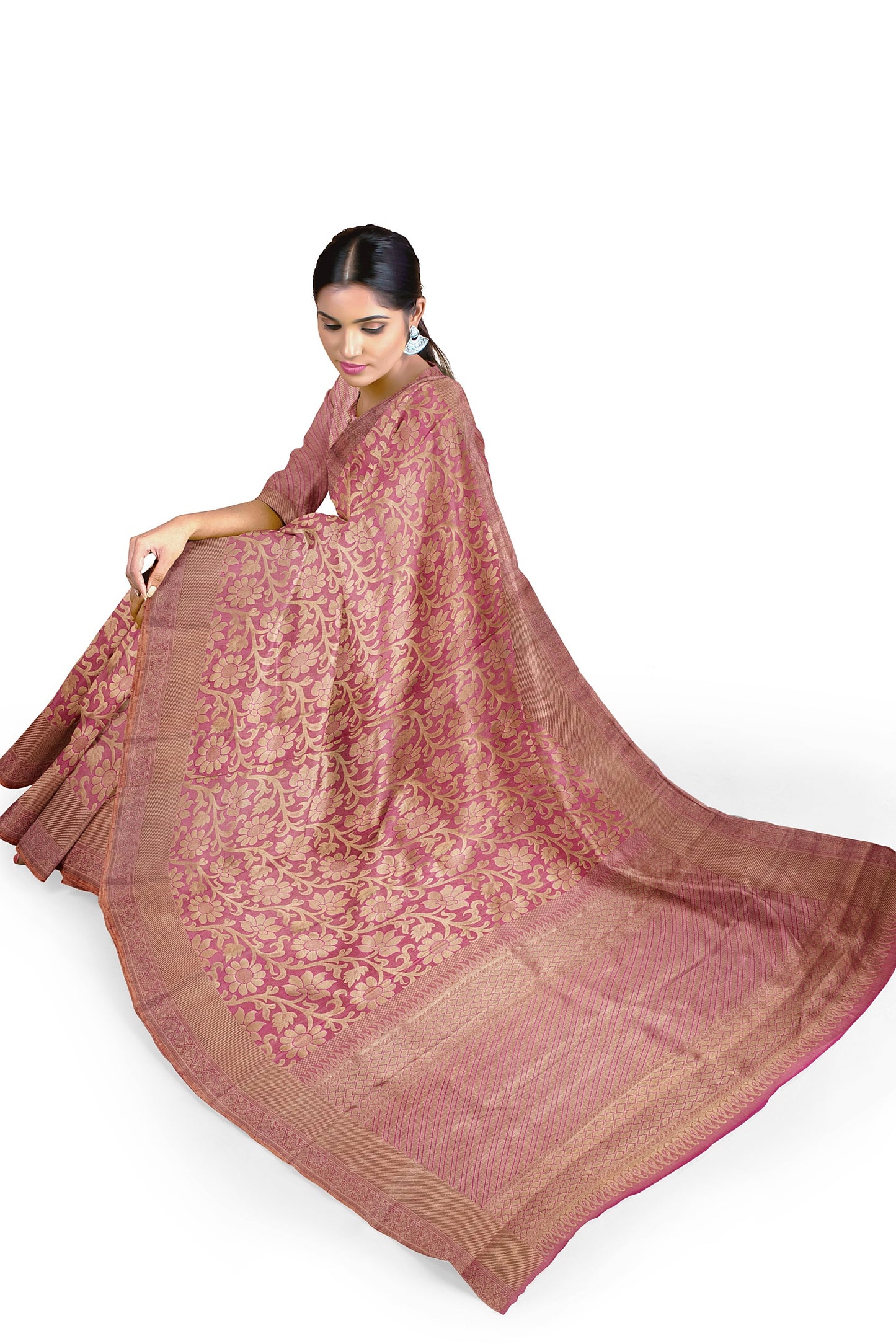 Full Gold Saree