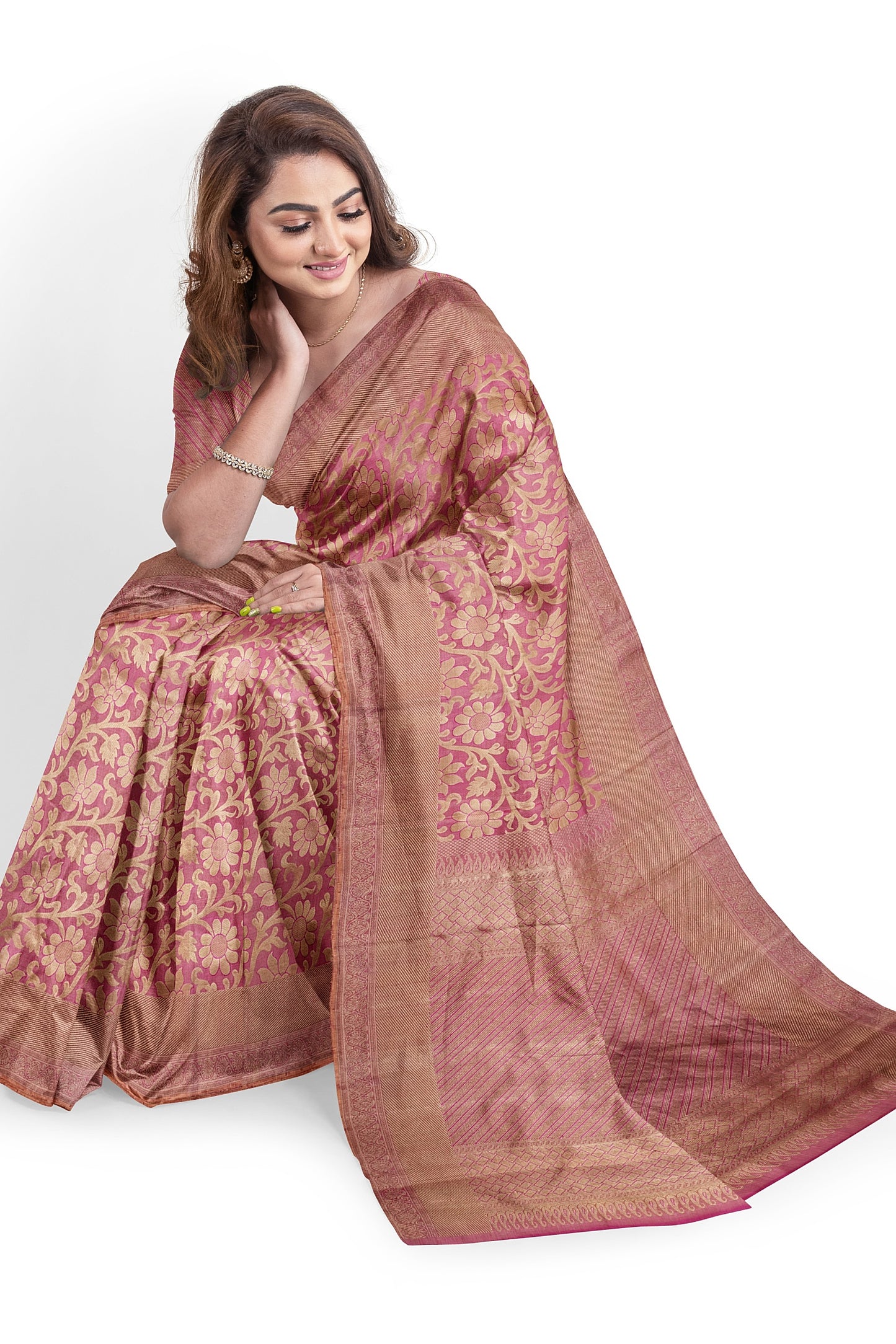 Full Gold Saree