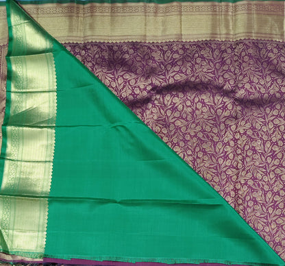 Brown Pure Handloom Silk Saree