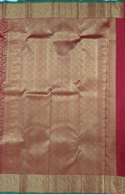 Red Pure Bridal Silk Saree