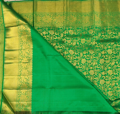 Green Pure Bridal Silk Saree