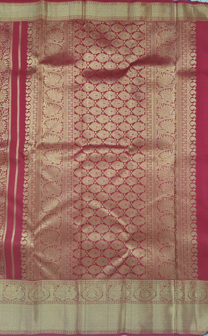 Red Pure Handloom Silk Saree