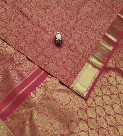 Red Pure Handloom Silk Saree