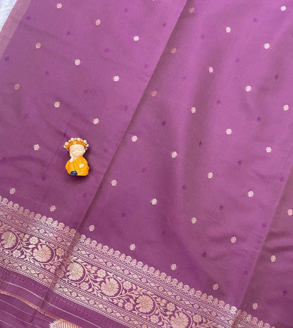 Onion Pink Semi Soft Silk Saree