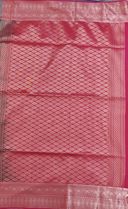 Embroidered Green Semi Soft Silk Saree