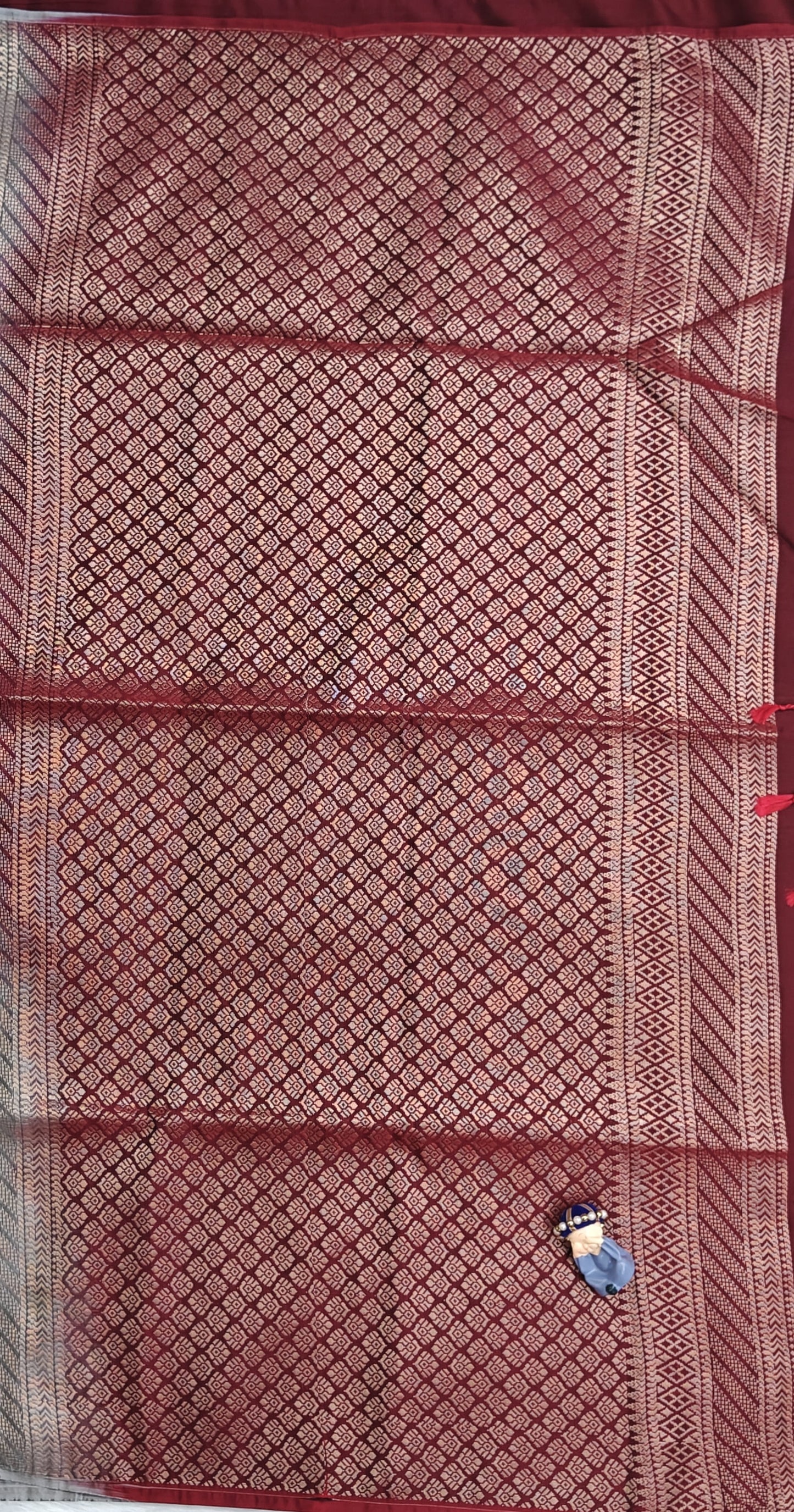 Grey Semi Soft Silk Saree