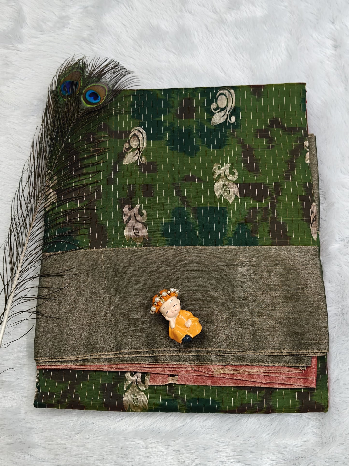 Green Semi Soft Silk Saree