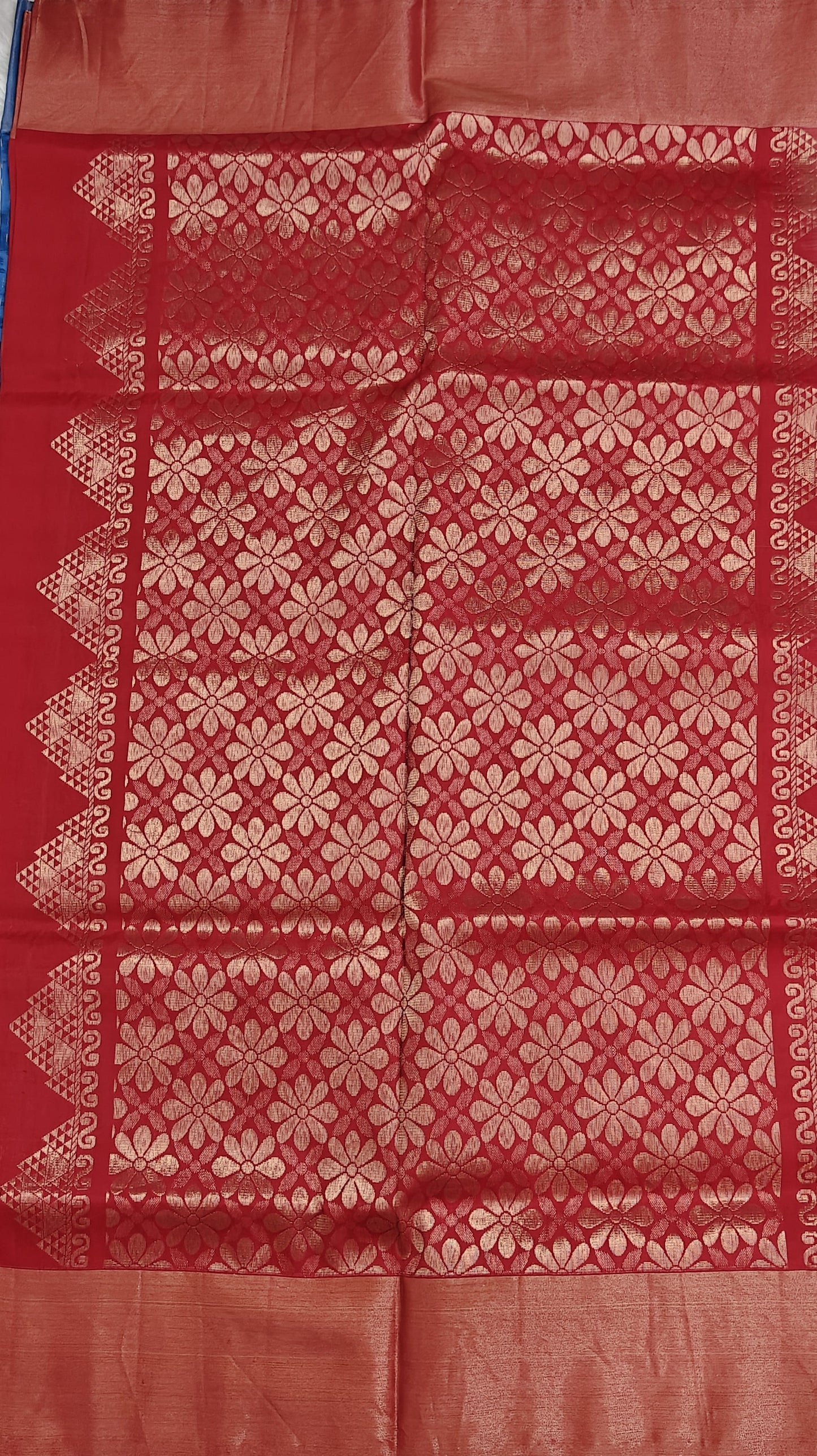 Blue Semi Soft Silk Saree