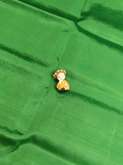 Orange Semi Soft Silk Saree