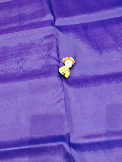 Rani Pink Semi Soft Silk Saree