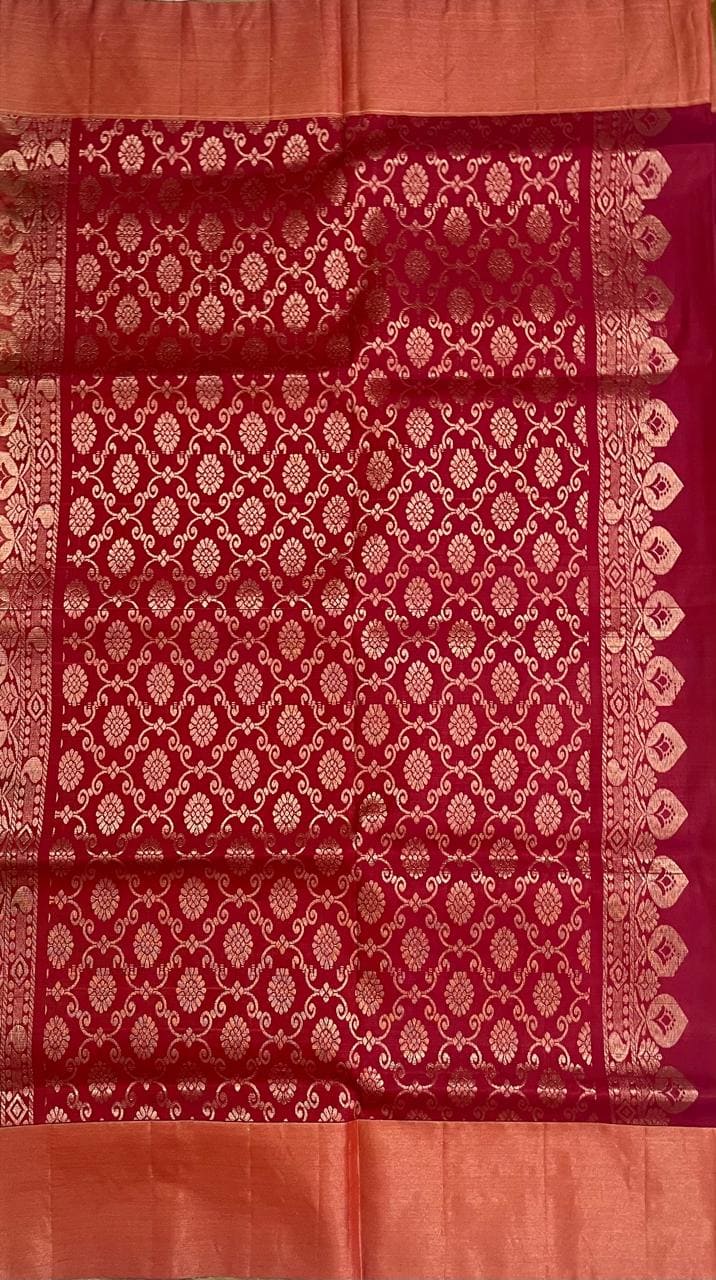 Mustard Gold Semi Soft Silk Saree