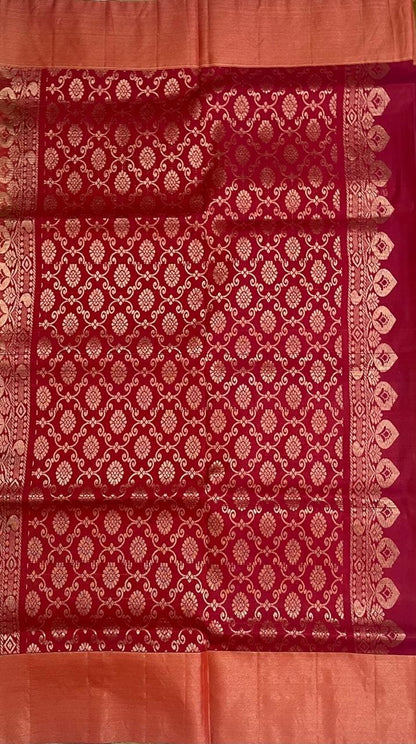 Mustard Gold Semi Soft Silk Saree
