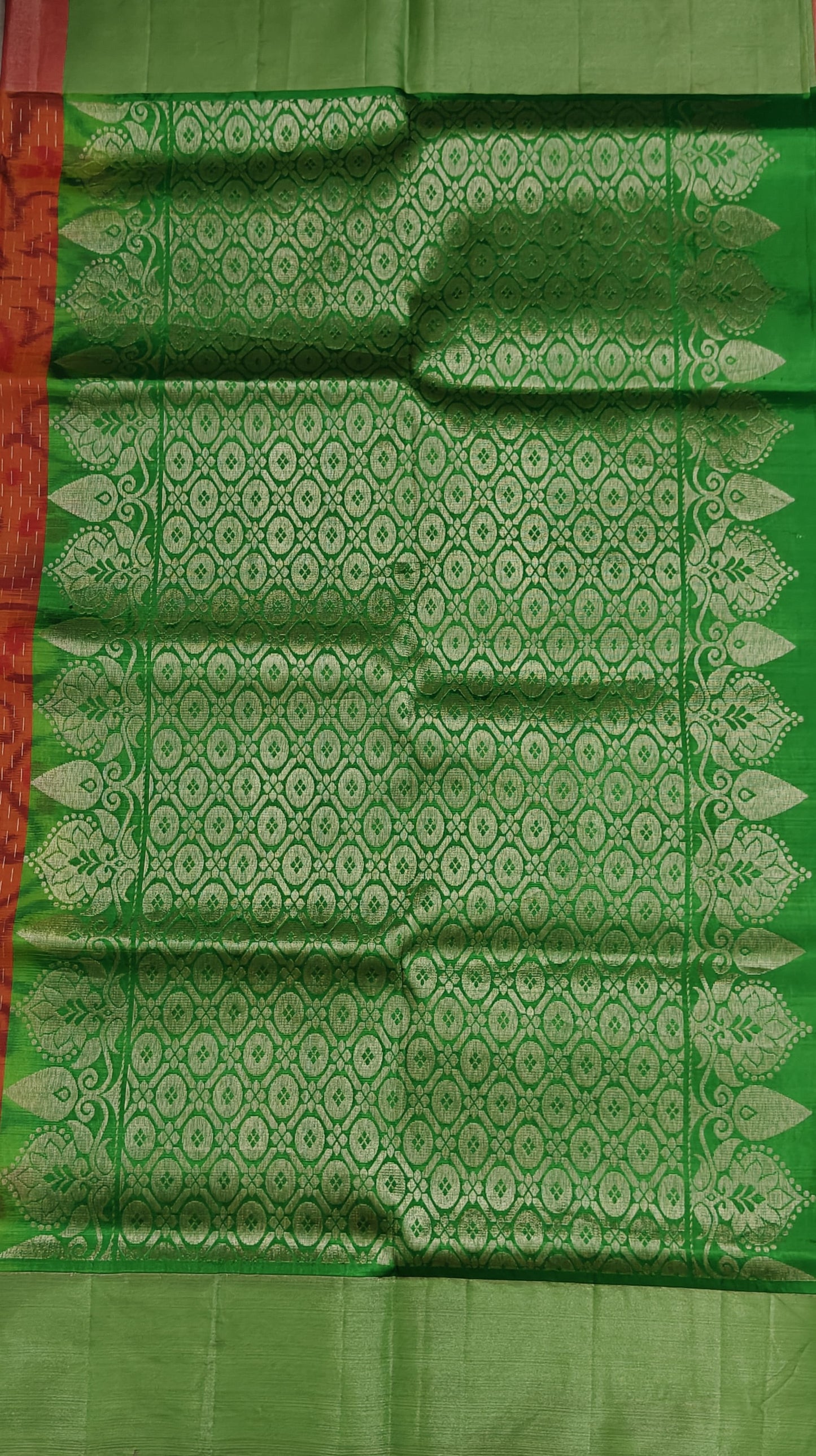 Orange Semi Soft Silk Saree