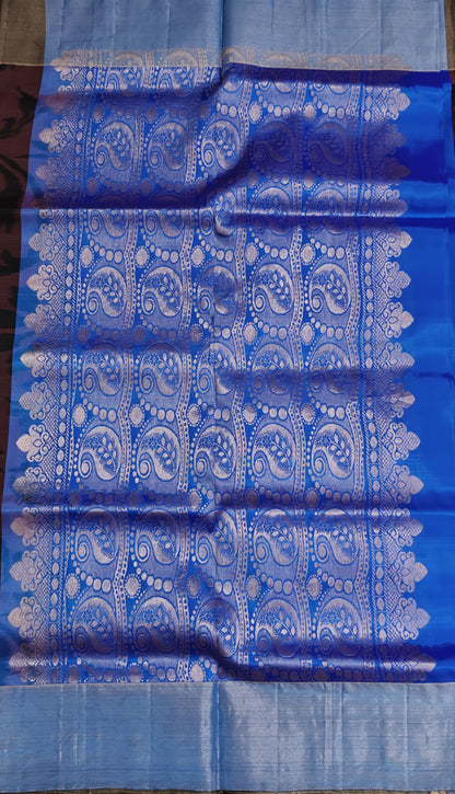 Coffee Brown Semi Soft Silk Saree