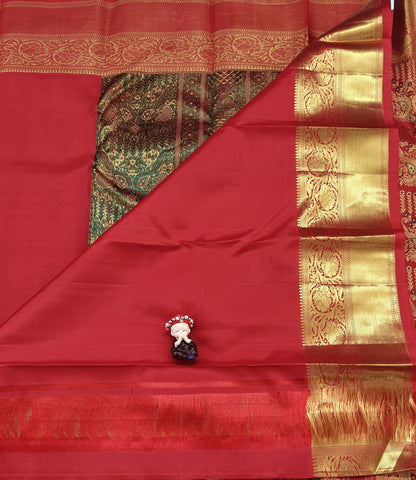 Red Pure Bridal Silk Saree