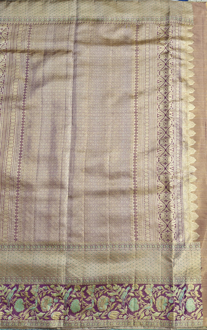 Lite Green Pure Tissue Saree