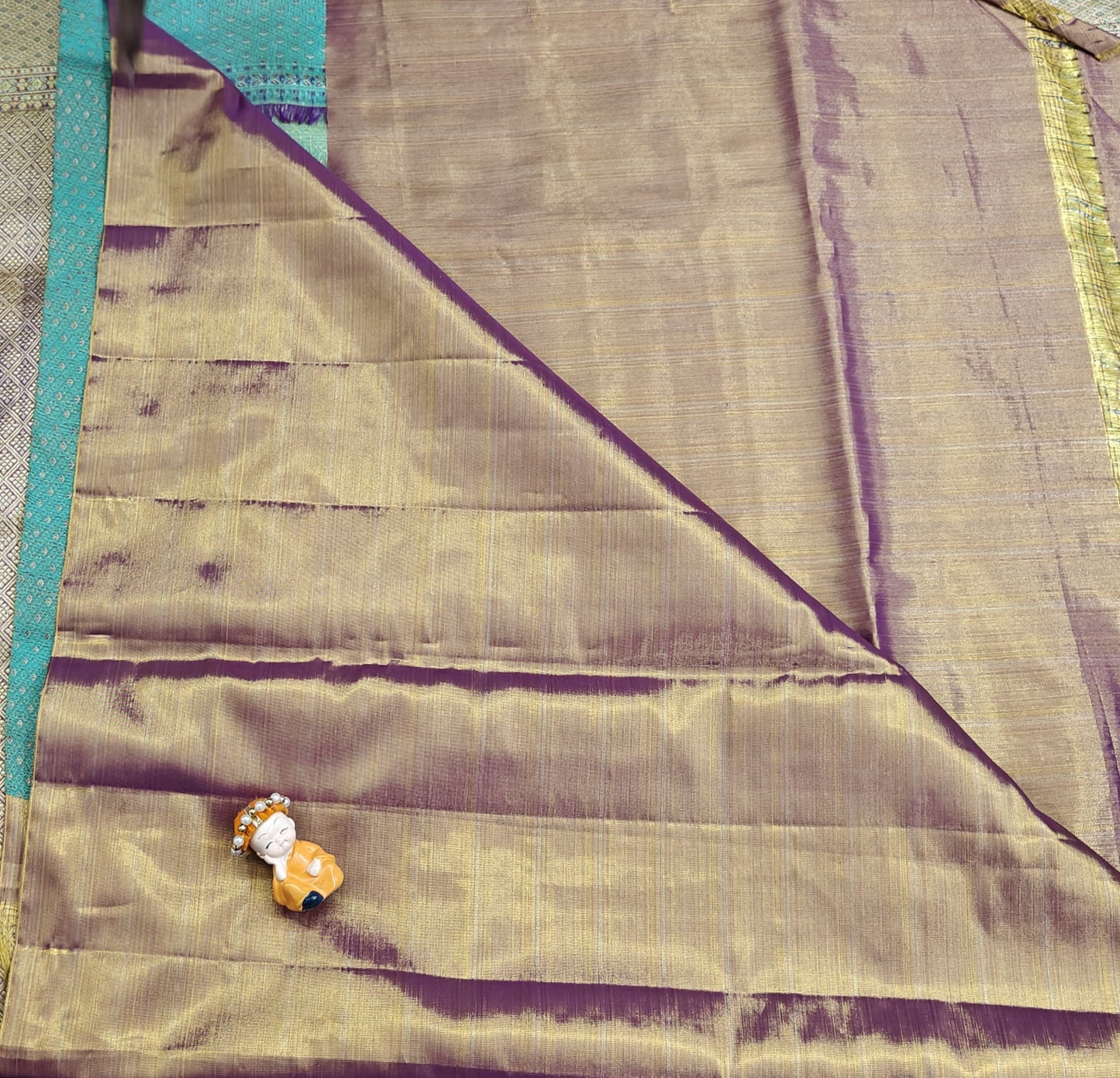 Lite Green Pure Tissue Saree