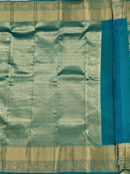 Green Pure Bridal Silk Saree