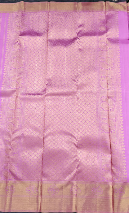Pink Pure Bridal Silk Saree