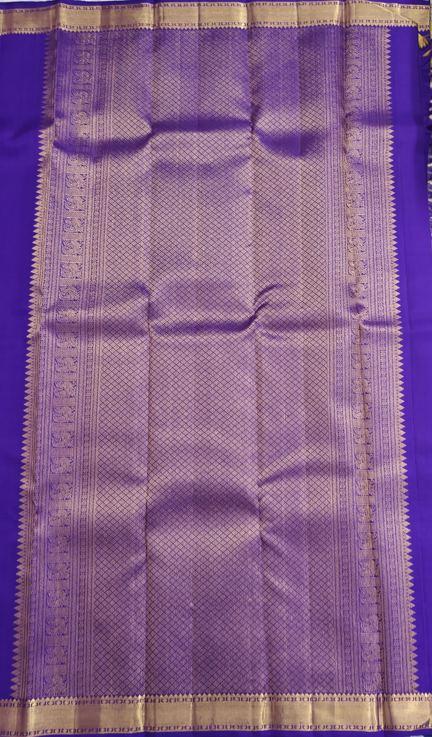 Purple Pure Silk Saree