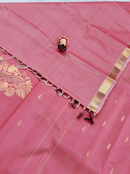 Pink Pure Silk Saree