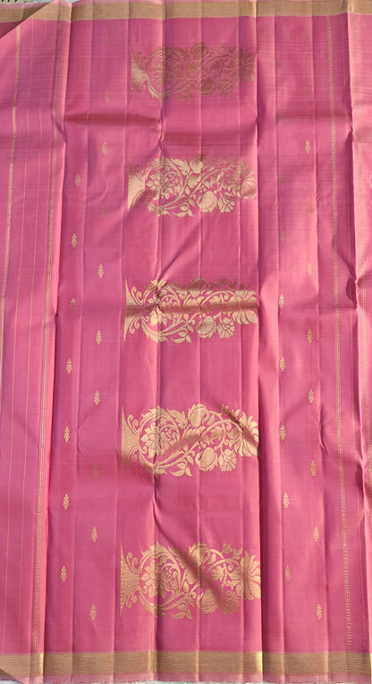 Pink Pure Silk Saree