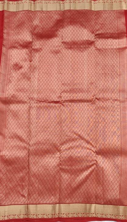 Red Pure Silk Saree