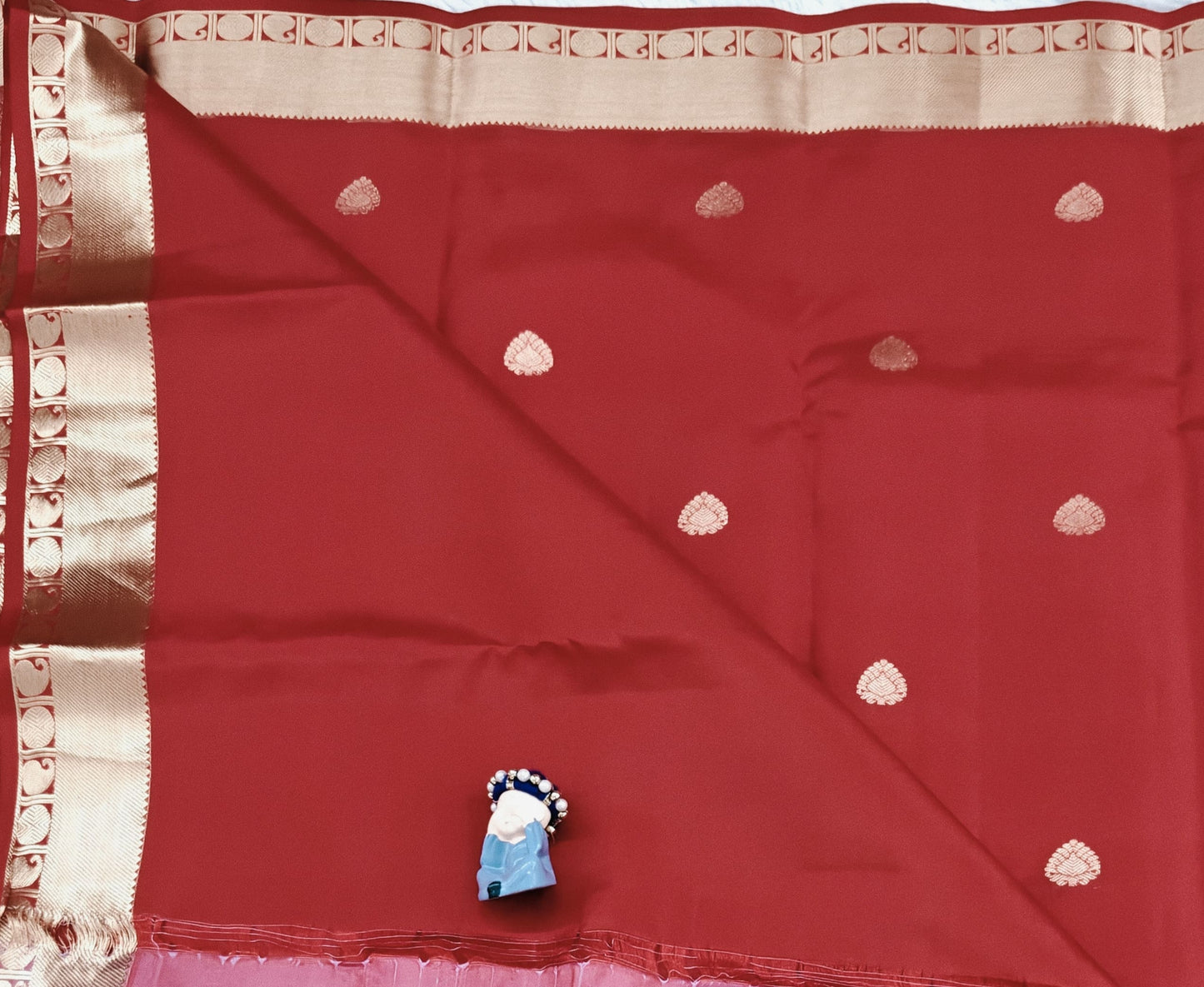Red Pure Silk Saree