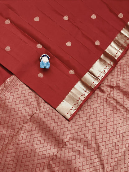 Red Pure Silk Saree