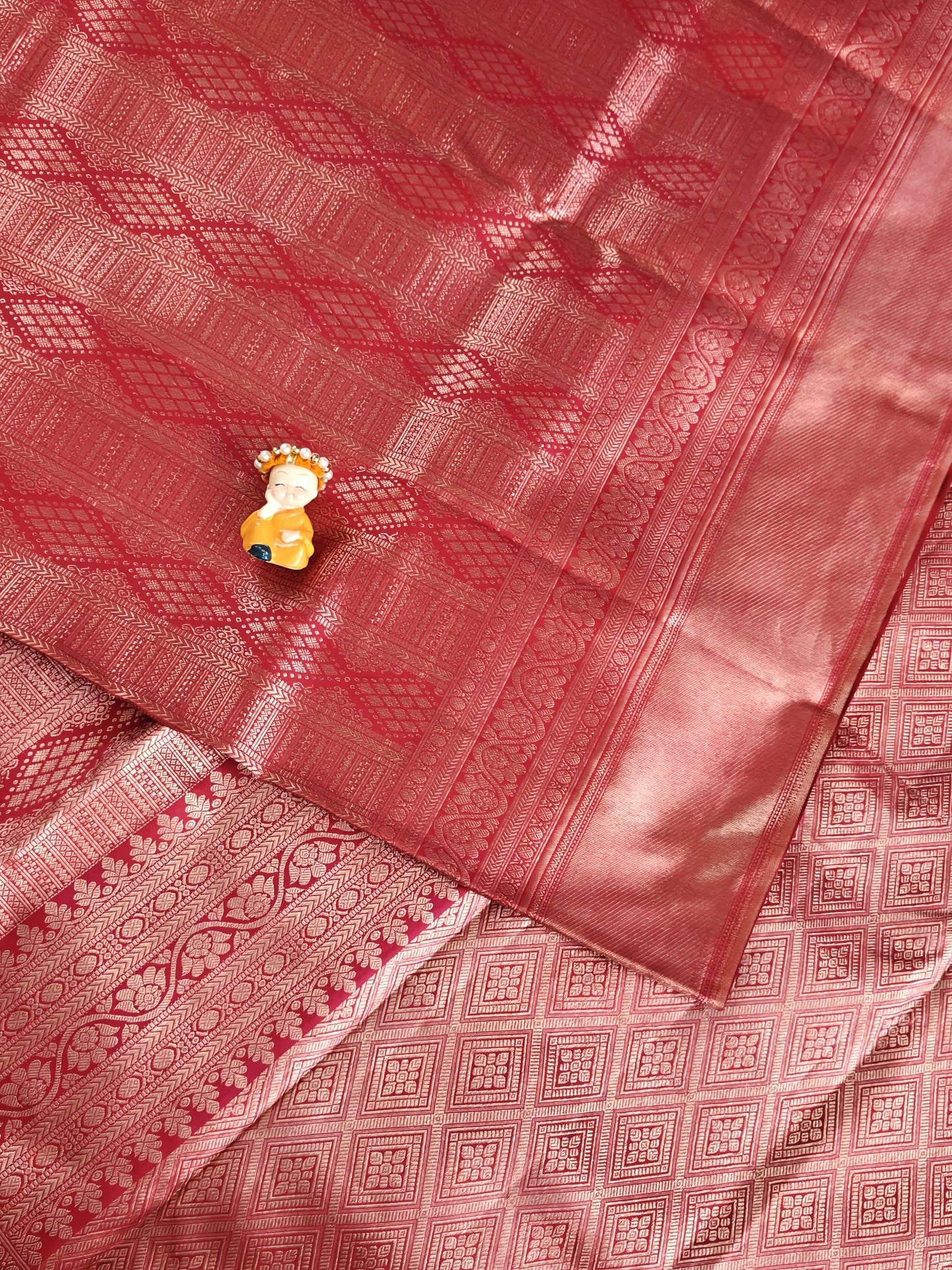 Red Pure Bridal Silk Saree