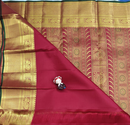 Red Pure Bridal Silk Saree