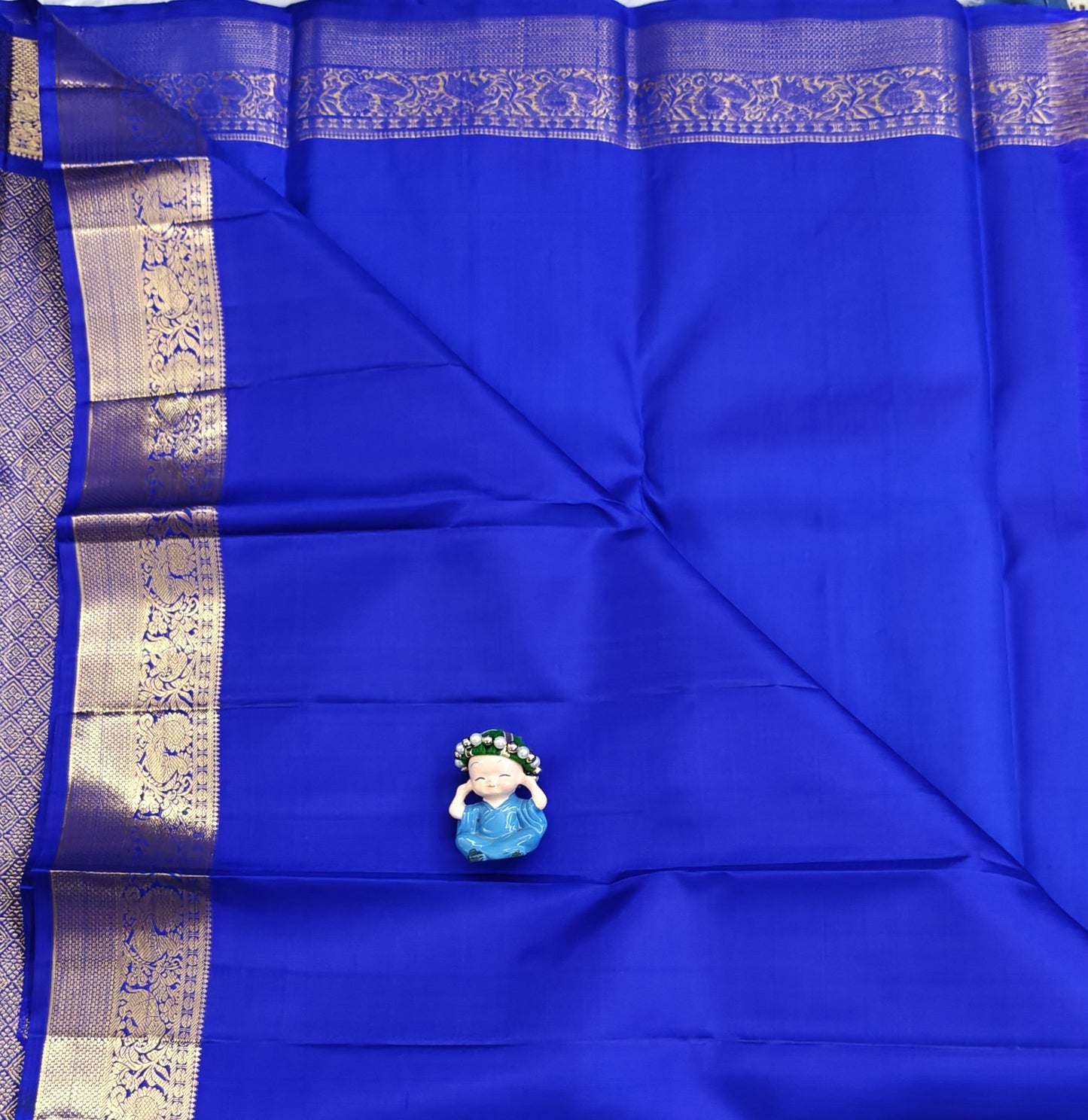 Royal Blue Pure Silk Saree