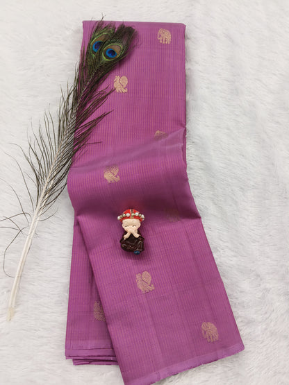 Pink Pure Handloom Silk Saree