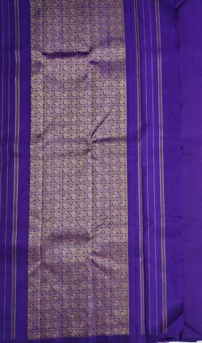 Purple Pure Silk Saree