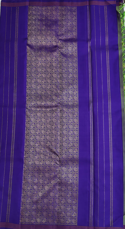 Pastel Green Pure Silk Saree