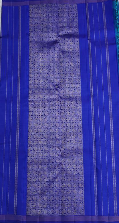 Royal Blue Pure Silk Saree