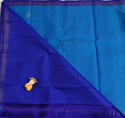 Royal Blue Pure Silk Saree