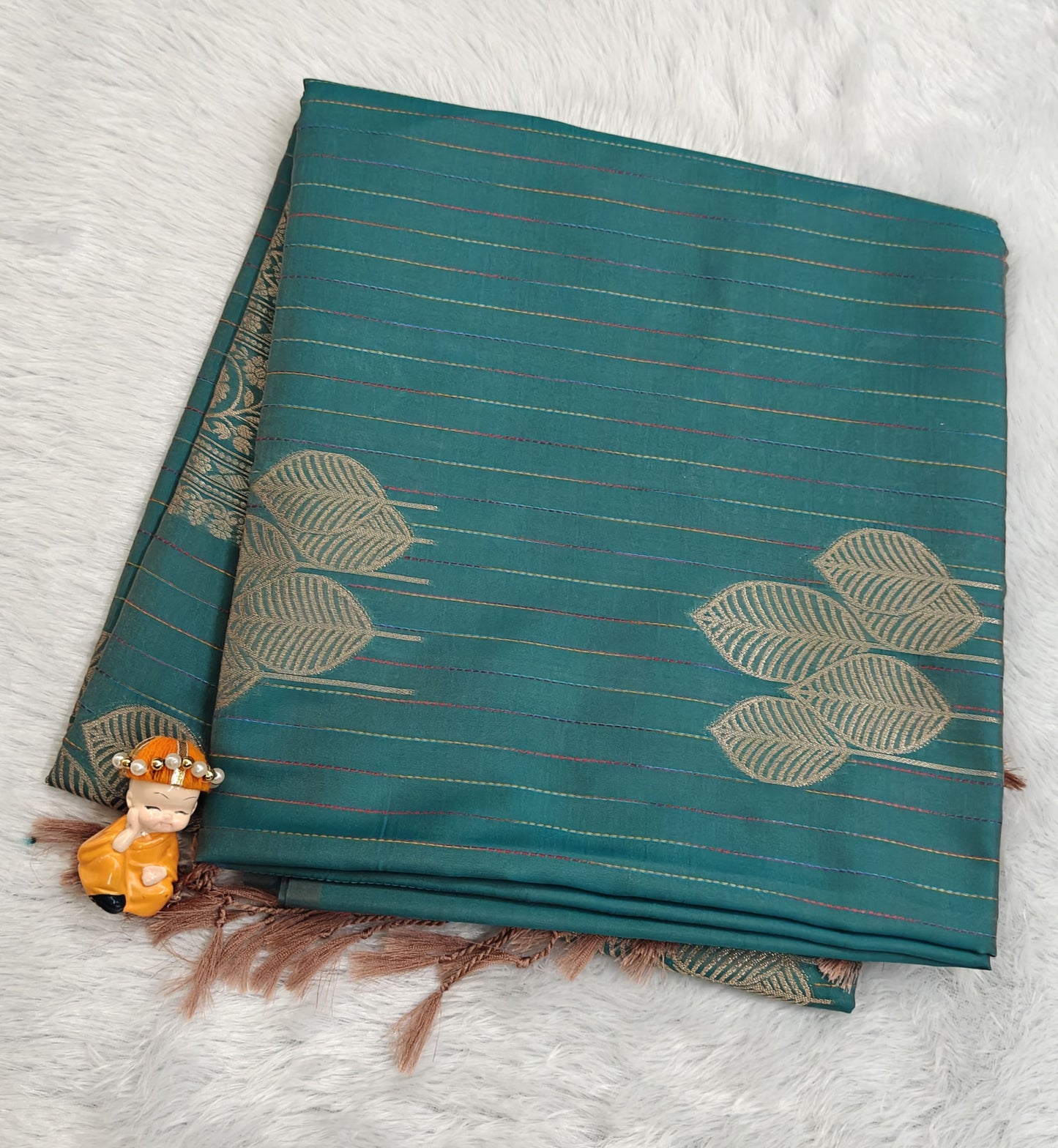 Sea Green Semi Soft Silk