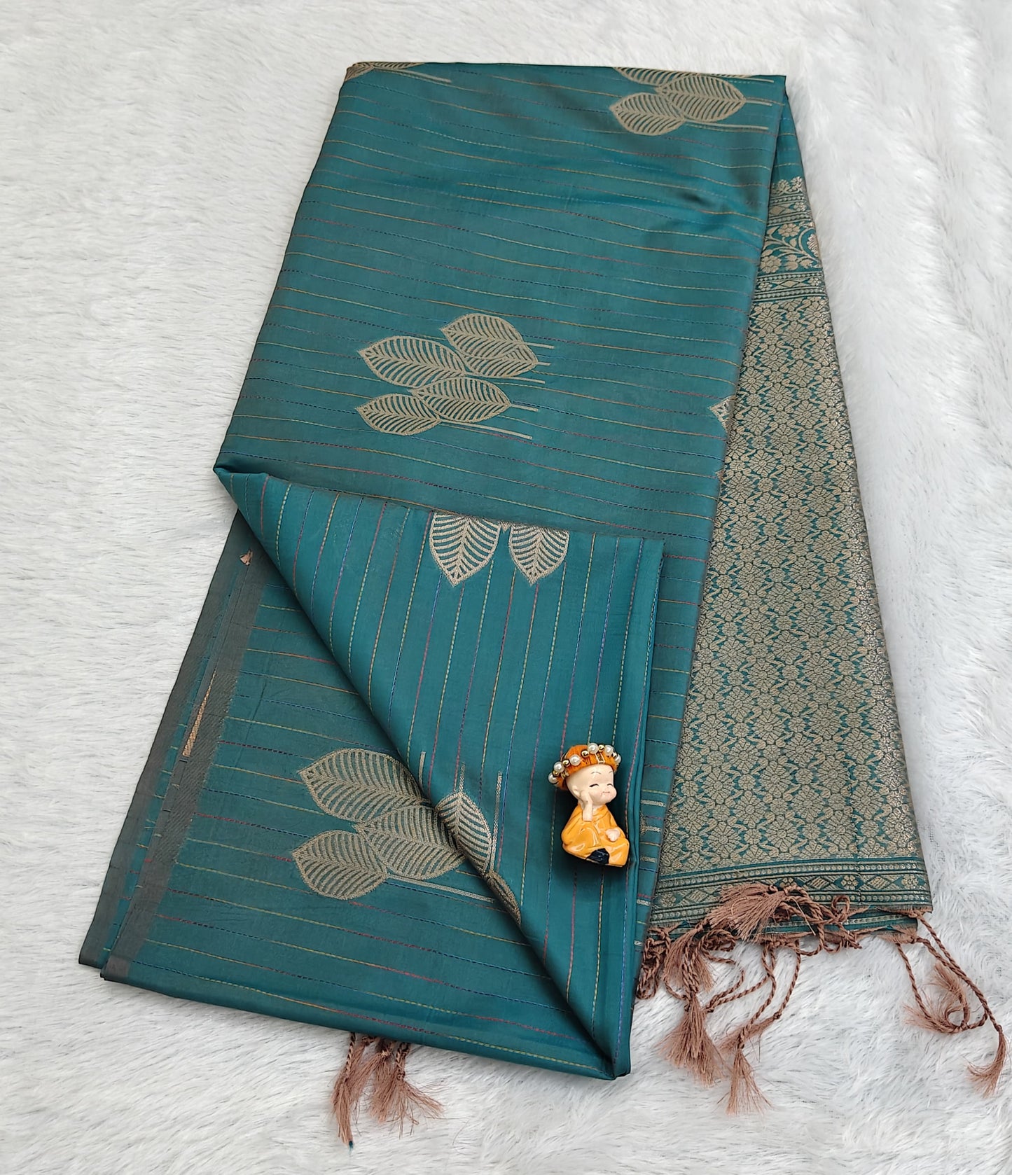 Sea Green Semi Soft Silk