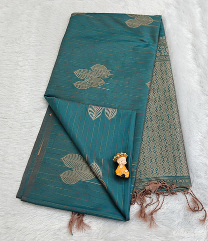 Sea Green Semi Soft Silk