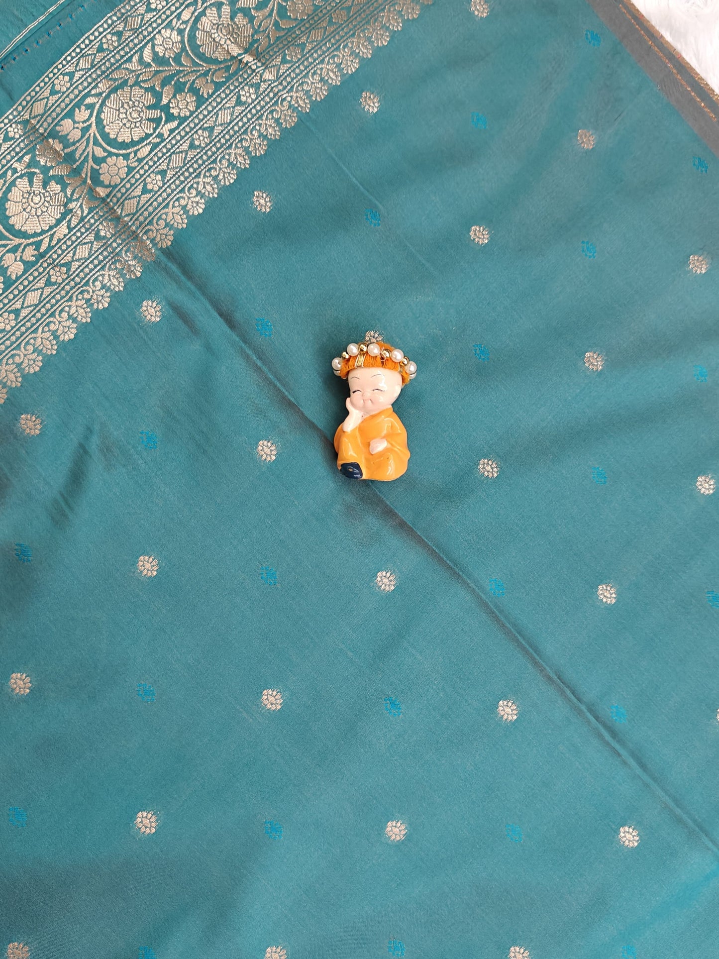 Sea Green Semi Soft Silk