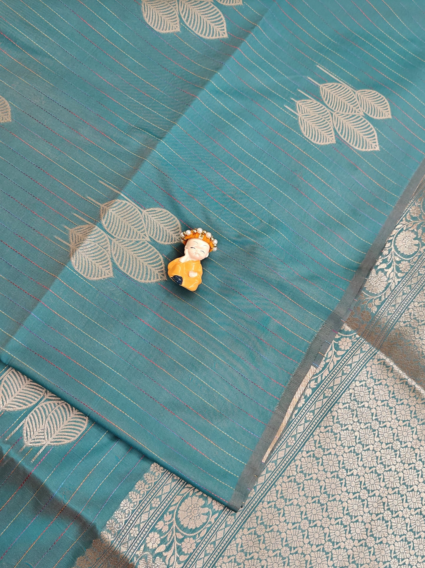 Sea Green Semi Soft Silk