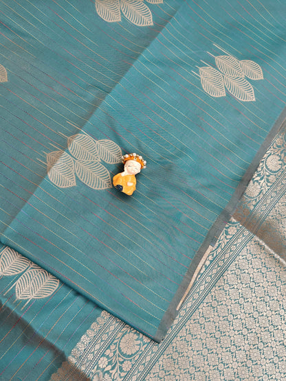 Sea Green Semi Soft Silk