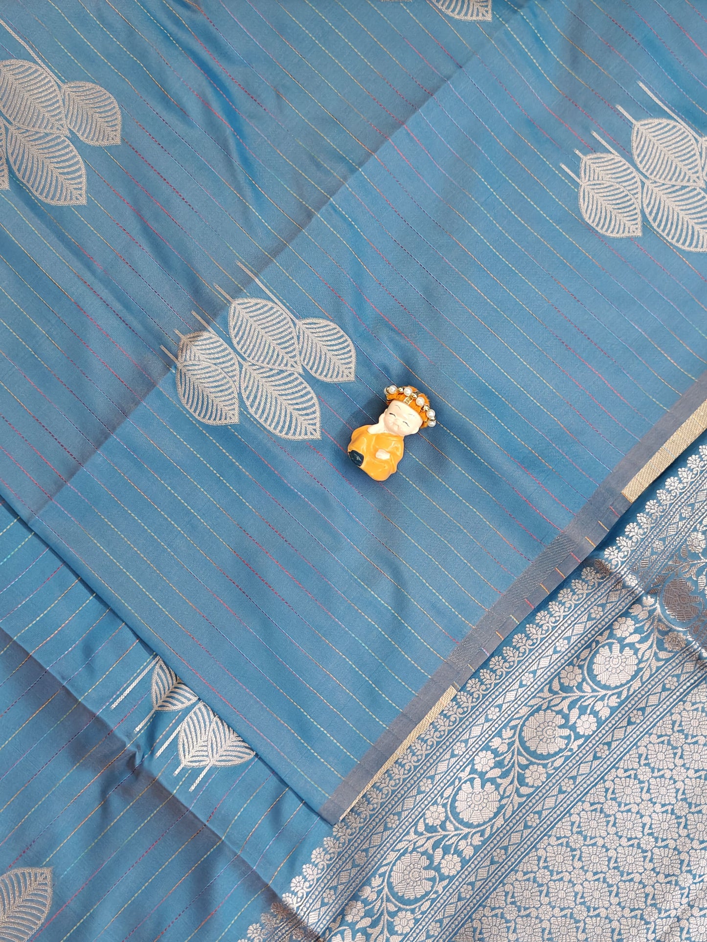 Blue Semi Soft Silk Saree